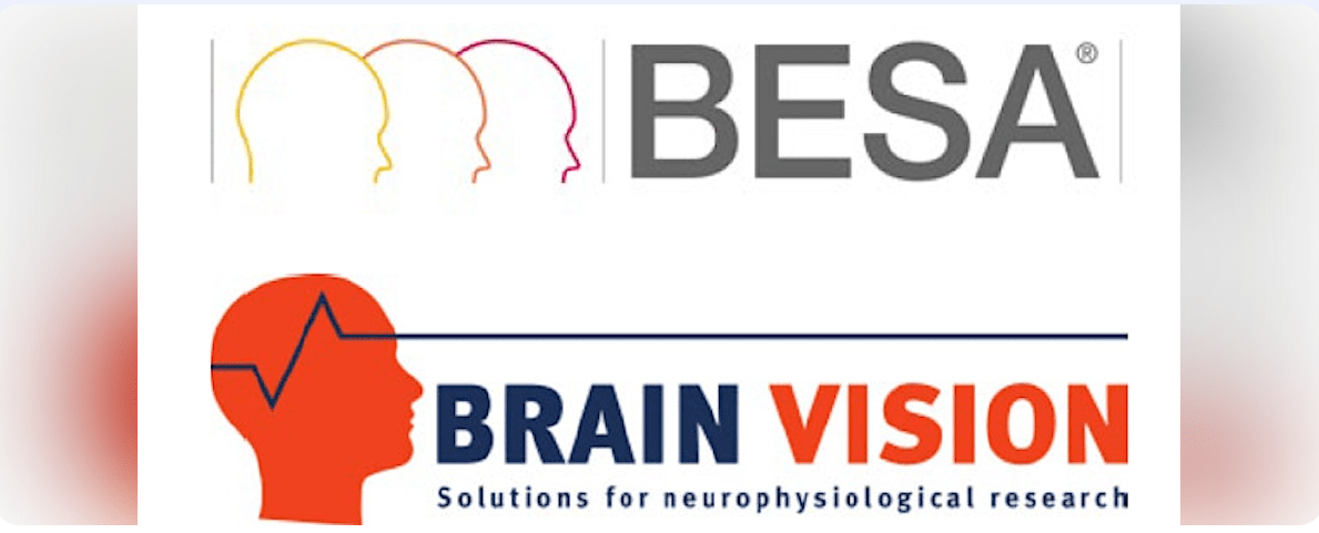 BESA logo with Brain Vision logo