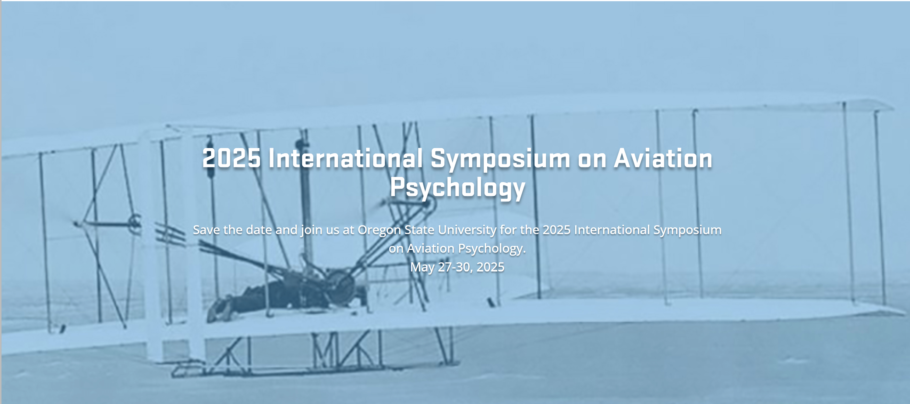 Information on 2025 International Symposium on Aviation Psychology in Oregon