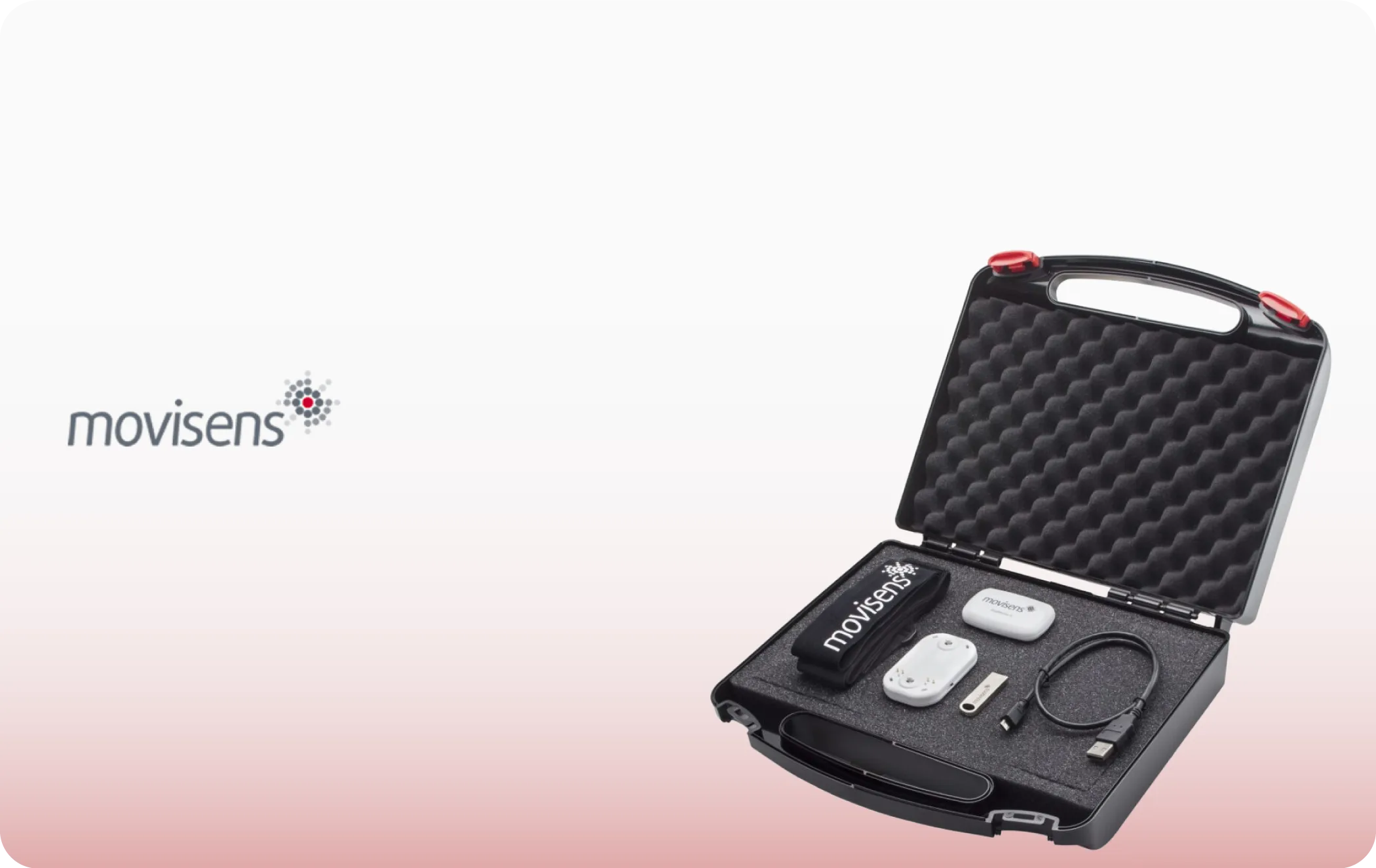 movisens actigraphy sensor kit in its carrying case